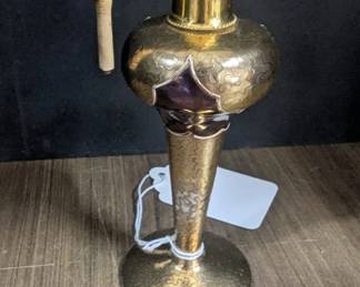 Gold & Amethyst Perfume Bottle