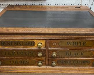 J & P Coats Spool Cabinet