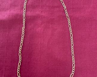 14 KT Gold Chain- 10.1 grams- 22"