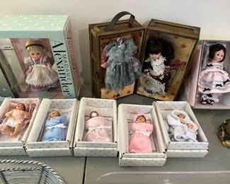 Miniature porcelain babies new in box