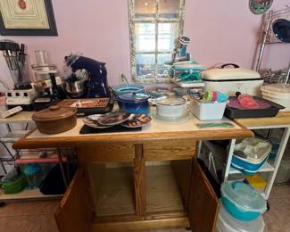 Kitchen island with storage