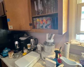 Small appliances in kitchenware
