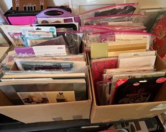 More card making and scrapbooking supplies