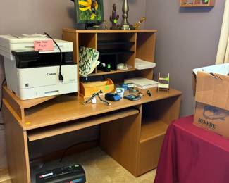 Desk with Copier