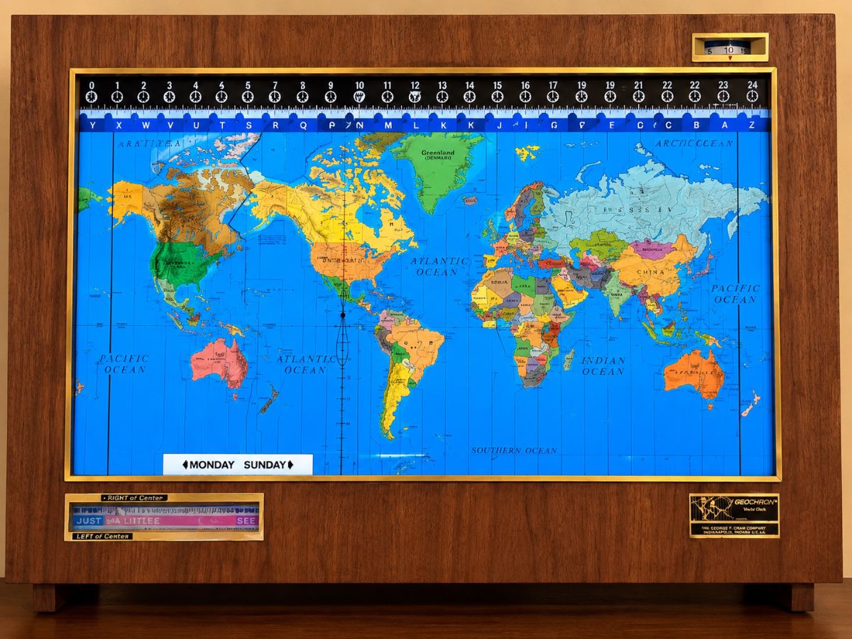 Geochron World Clock/ Kilburg Boardroom Model