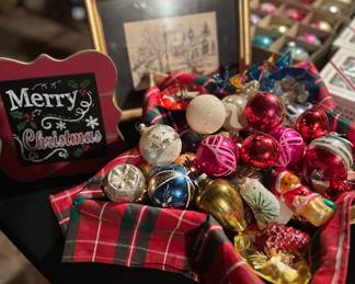 Vintage Christmas ornaments
