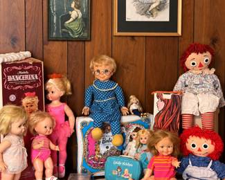 Dancerina doll mint condition with original box, Chrissy Doll with original box, Mrs Beasley Doll