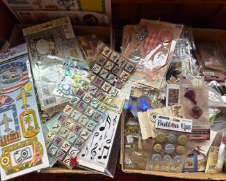 Boxes of new stickers