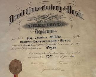 1916 Diploma