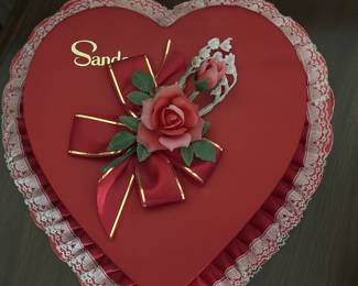 Vintage Valentines chocolate box