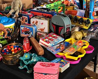 Many vintage toys
