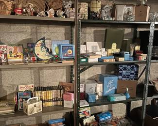 Shelves and shelves of items