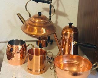 Vintage copper items