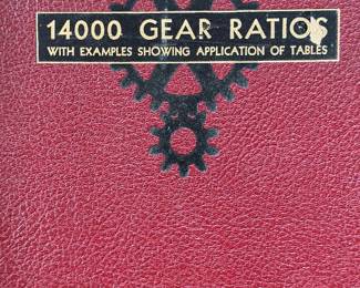 14000 Gear Ratios Vintage book 