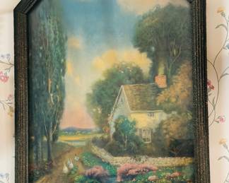 Antique art print