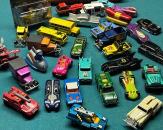 Vintage Hot Wheels and Match Box cars