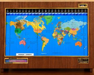 Geochron World Clock/ Kilburg Boardroom Model