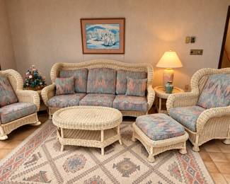Vintage wicker set