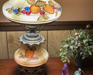 Handpainted Gone with the Wind lamp