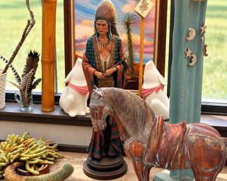 Native American-style decor, Golden Rat Tail Cactus