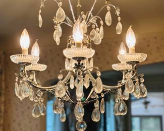 Beautiful crystal chandelier