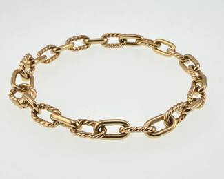David Yurman 18kt link bracelet