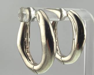Michael Dawkins 14kt, sterling hoops