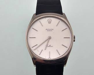 18kt Rolex Geneve Cellini watch; RUNNING