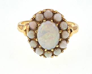 14kt opal ring
