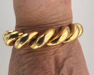 14kt chunky link bracelet