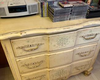 1990s Thomasville French Proveçal chest and Bose Soundwave (works great)