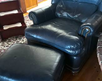 With matching club chair and ottoman