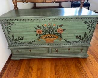 1990s Drexel Country Style blanket chest