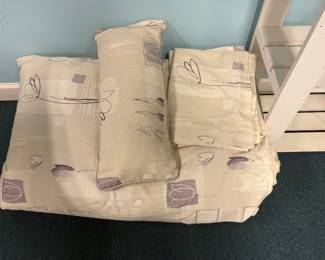 queen comforter,4  European shams and bolster pillow