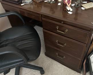 At-home office chair and desk