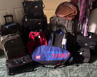 Lots of luggage of all sizes