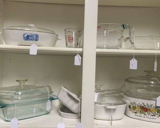 Pyrex and Corningware