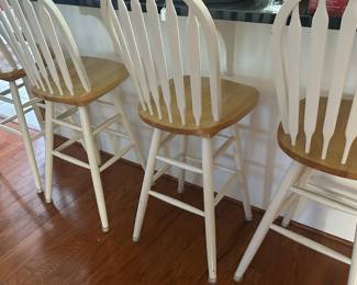 Set of four barstools