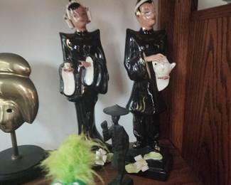 Vintage Ceramic Asian figurines