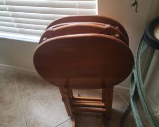 T.V. table set
