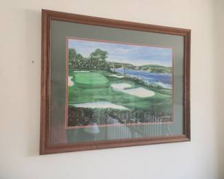Framed Golf Print