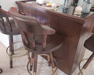 Bar and bar stools