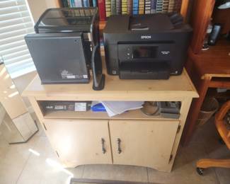 Epson Printer/Shredder and cabinet