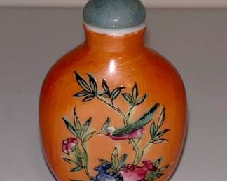 102 Chinese Hand-Painted Snuff Bottle