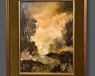382 St. Clair Landscape Oil Painting