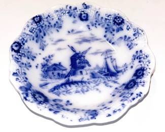 224b Warwick China Flow Blue Sm. Plate (Set of 6)