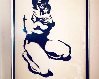 381 "Father & Son" Screen Print 14/50 (Lg.) by David Jonathon Miller