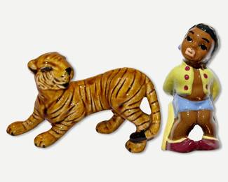 9 "Tiger Boy" Salt & Pepper Set (Ceramic Arts Studio)