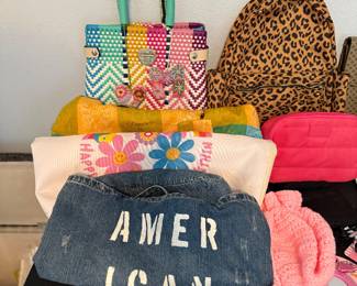 Assortment of purses