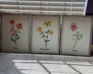 floral wall art